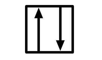 箭頭符號:方框內的箭頭代表油或空氣的流動方向